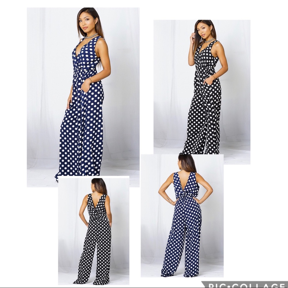 New ✨✨POLKA DOT JUMPSUITS